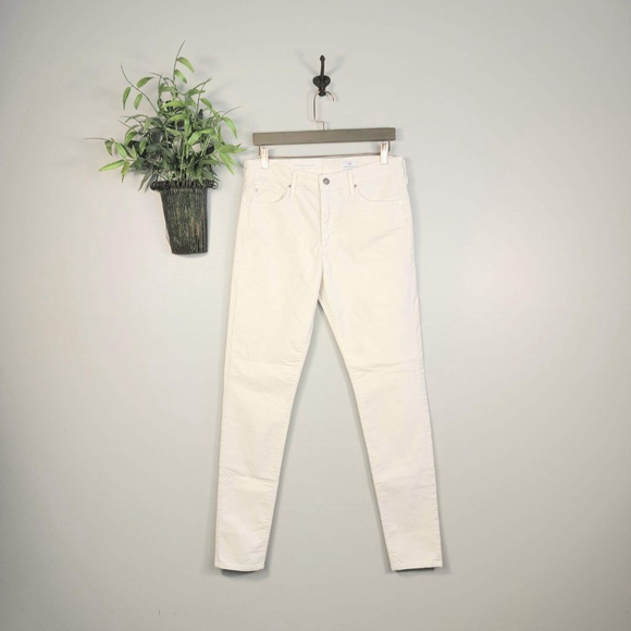 AG Skinny Jeans Adriano Goldschmied Farrah High Rise Skinny Velvet Jegging Sz 10 - Picture 2 of 11